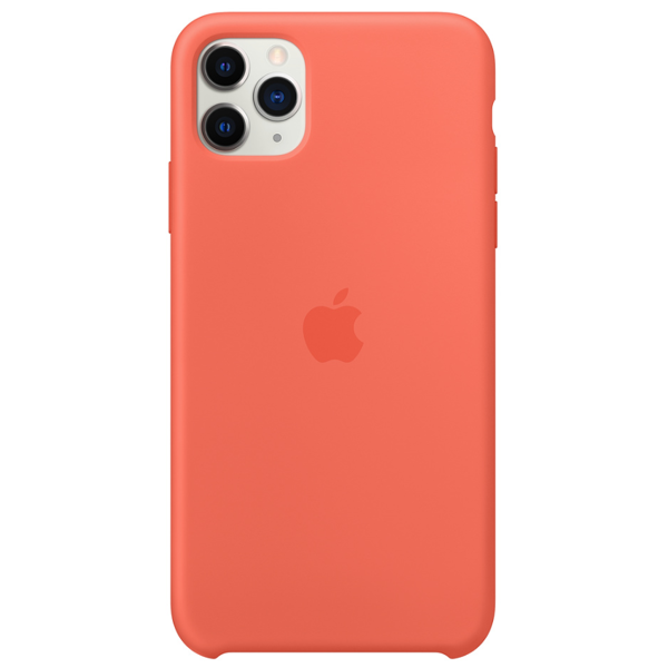 მობილურის ქეისი Apple iPhone 11 Pro Max Silicone Case - Clementine (Orange) (MX022ZM/A)