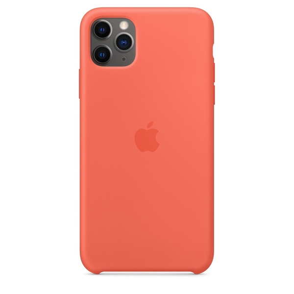 მობილურის ქეისი Apple iPhone 11 Pro Max Silicone Case - Clementine (Orange) (MX022ZM/A)