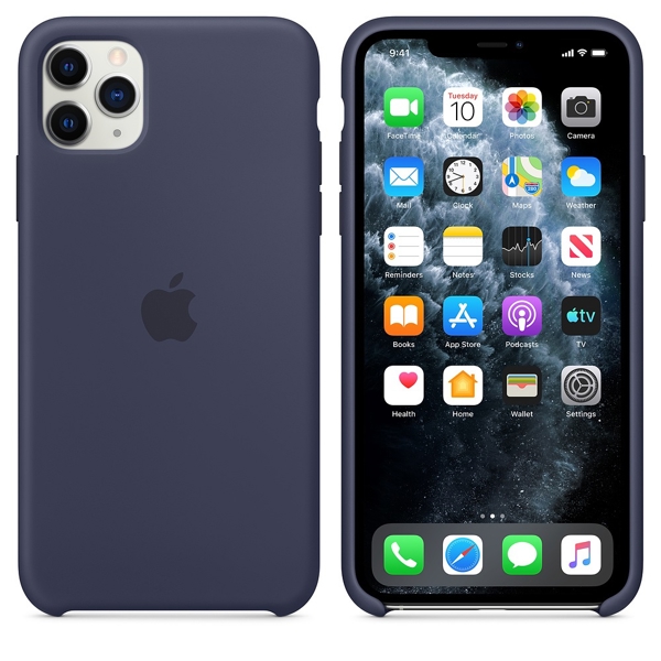 მობილურის ქეისი Apple iPhone 11 Pro Max Silicone Case - Midnight Blue (MWYW2ZM/A)