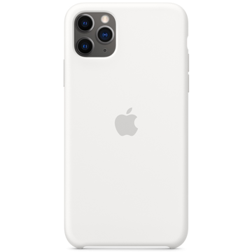 მობილურის ქეისი Apple iPhone 11 Pro Max Silicone Case - White (MWYX2ZM/A)