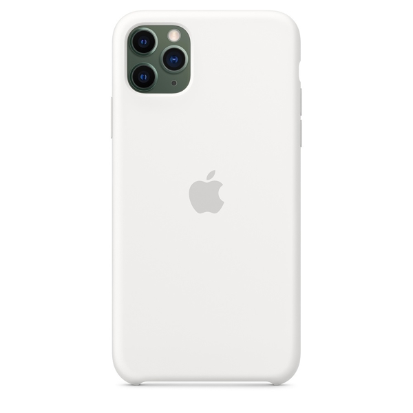 მობილურის ქეისი Apple iPhone 11 Pro Max Silicone Case - White (MWYX2ZM/A)