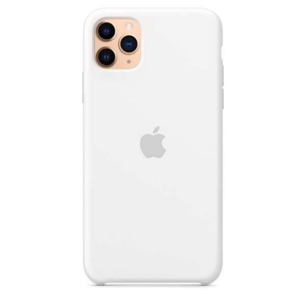 მობილურის ქეისი Apple iPhone 11 Pro Max Silicone Case - White (MWYX2ZM/A)