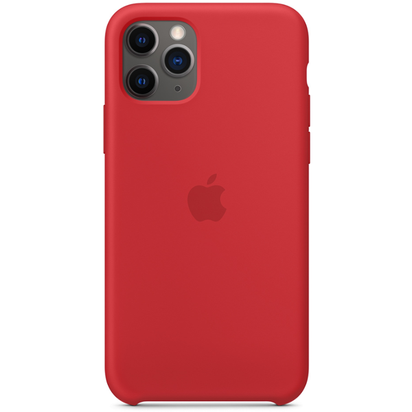 მობილურის ქეისი Apple iPhone 11 Pro Silicone Case - (PRODUCT) Red (MWYH2ZM/A)