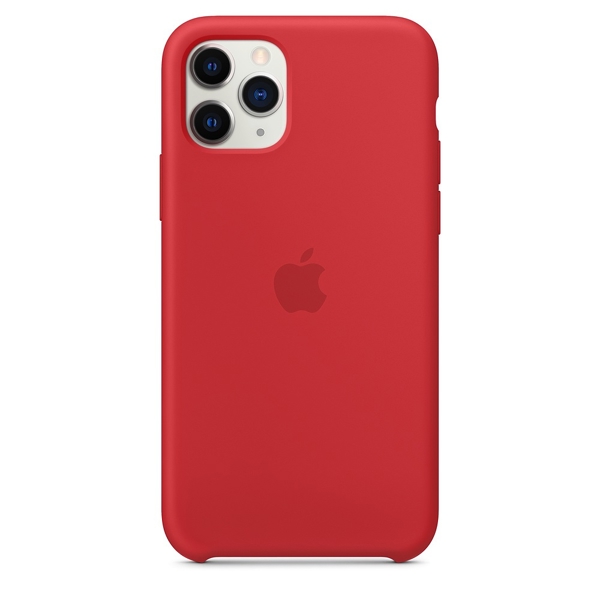 მობილურის ქეისი Apple iPhone 11 Pro Silicone Case - (PRODUCT) Red (MWYH2ZM/A)