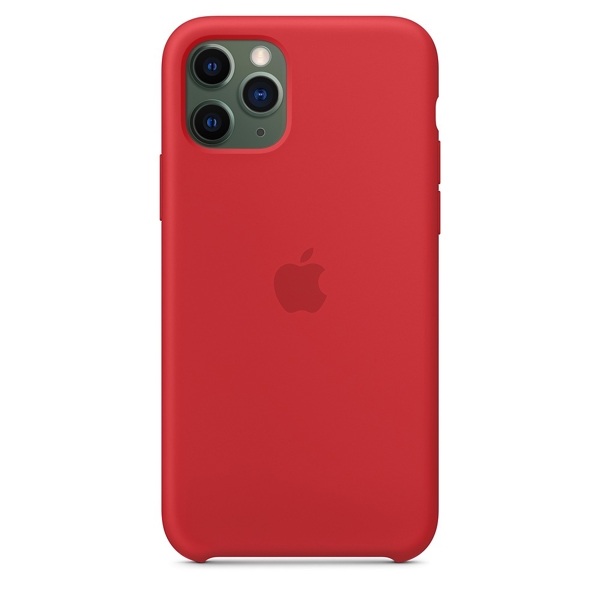 მობილურის ქეისი Apple iPhone 11 Pro Silicone Case - (PRODUCT) Red (MWYH2ZM/A)