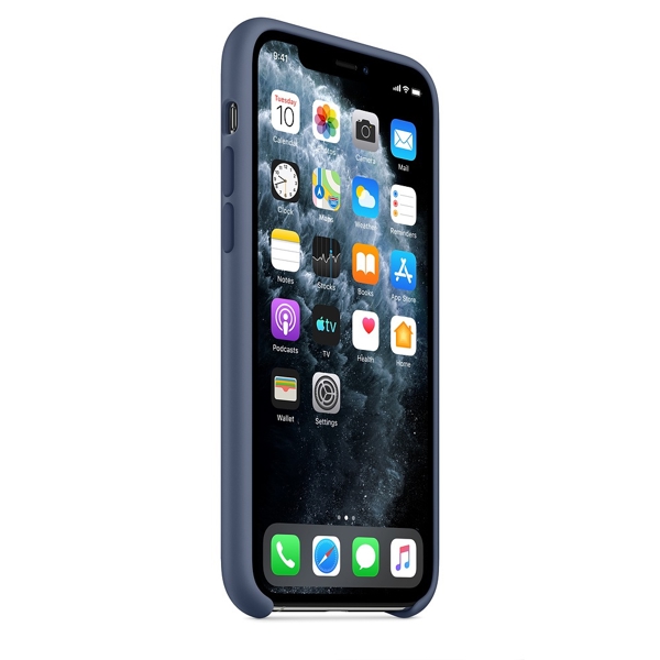 მობილურის ქეისი Apple iPhone 11 Pro Silicone Case - Alaskan Blue (MWYR2ZM/A)