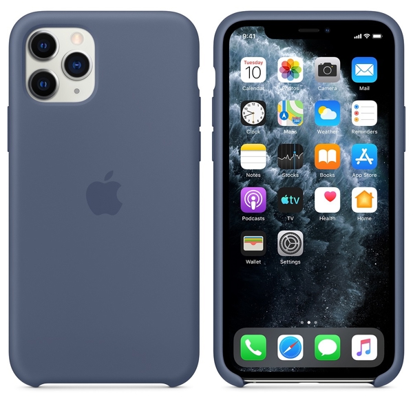 მობილურის ქეისი Apple iPhone 11 Pro Silicone Case - Alaskan Blue (MWYR2ZM/A)