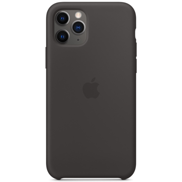 მობილურის ქეისი Apple iPhone 11 Pro Silicone Case - Black (MWYN2ZM/A)