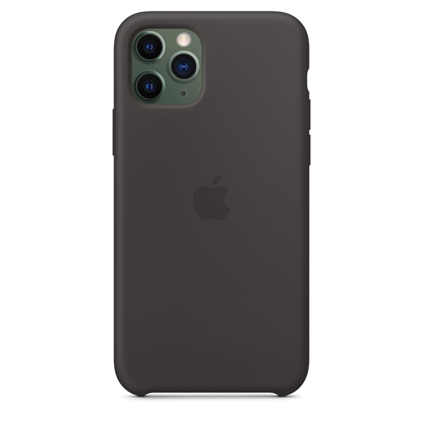მობილურის ქეისი Apple iPhone 11 Pro Silicone Case - Black (MWYN2ZM/A)