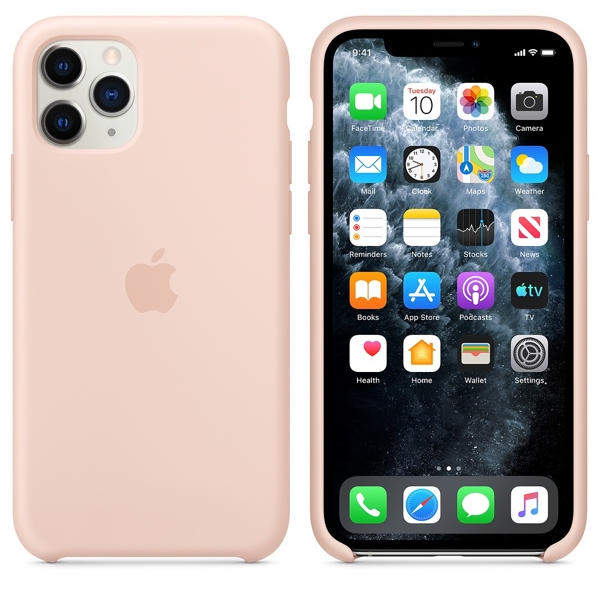 მობილურის ქეისი Apple iPhone 11 Pro Silicone Case - Pink Sand (MWYM2ZM/A)