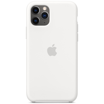 მობილურის ქეისი Apple iPhone 11 Pro Silicone Case - White (MWYL2ZM/A)