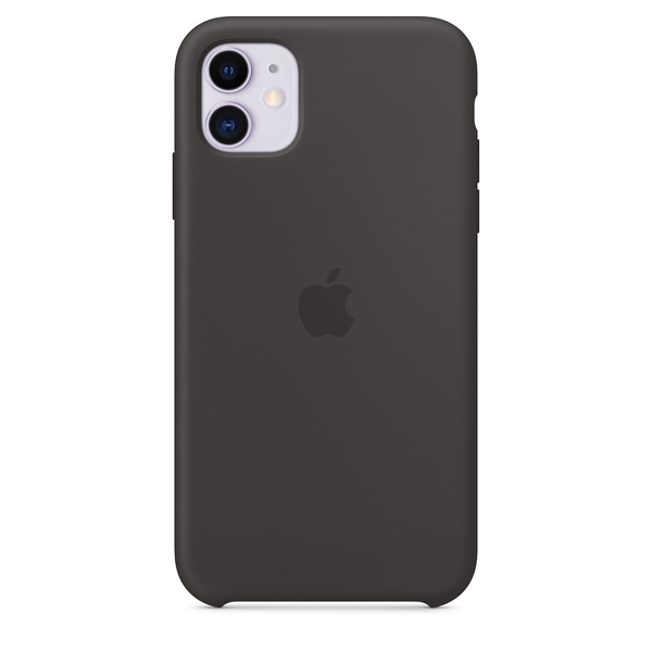 მობილურის ქეისი Apple iPhone 11 Silicone Case - Black (MWVU2ZM/A)