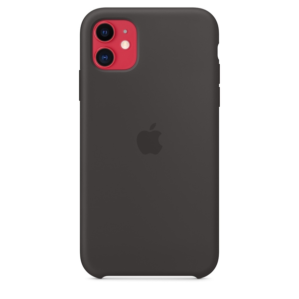 მობილურის ქეისი Apple iPhone 11 Silicone Case - Black (MWVU2ZM/A)