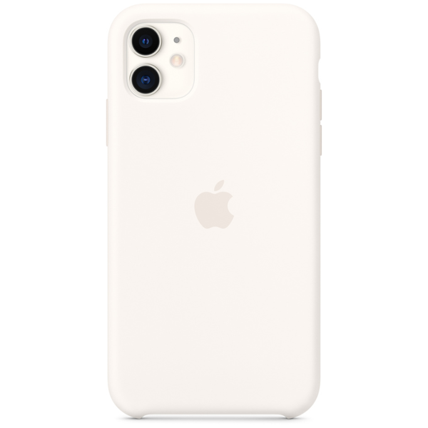 მობილურის ქეისი Apple iPhone 11 Silicone Case - White (MWVX2ZM/A)