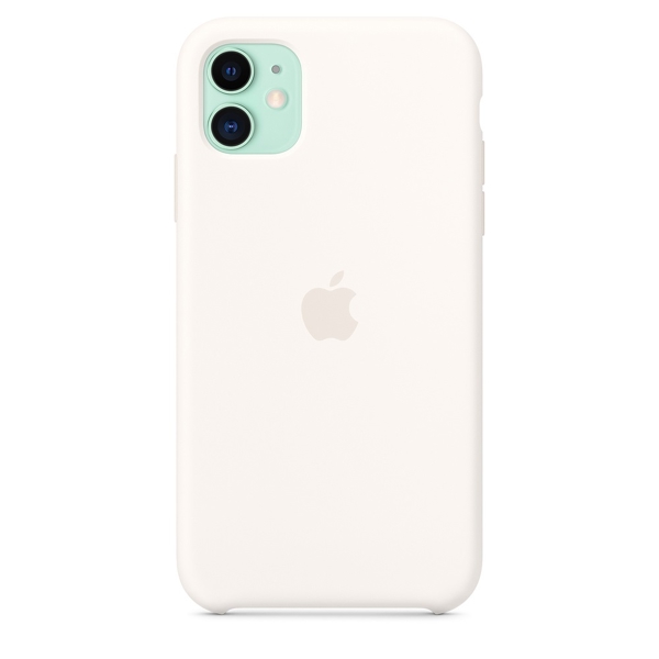 მობილურის ქეისი Apple iPhone 11 Silicone Case - White (MWVX2ZM/A)