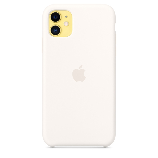 მობილურის ქეისი Apple iPhone 11 Silicone Case - White (MWVX2ZM/A)