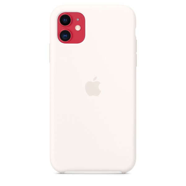 მობილურის ქეისი Apple iPhone 11 Silicone Case - White (MWVX2ZM/A)