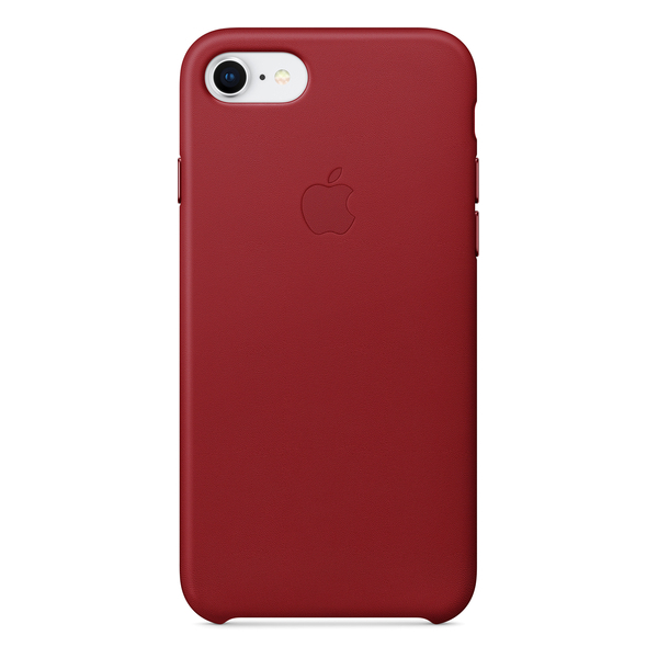 მობილურის ქეისი Apple iPhone 8 / 7 Leather Case - (PRODUCT) Red (MQHA2ZM/A)