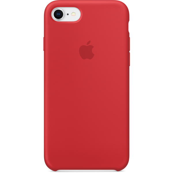 მობილურის ქეისი Apple iPhone 8 / 7 Silicone Case - (PRODUCT) Red (MQGP2ZM/A)