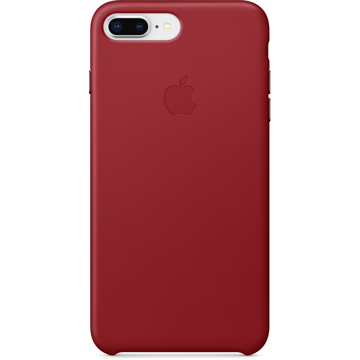 მობილურის ქეისი Apple iPhone 8 Plus / 7 Plus Leather Case - (PRODUCT) Red (MQHN2ZM/A)