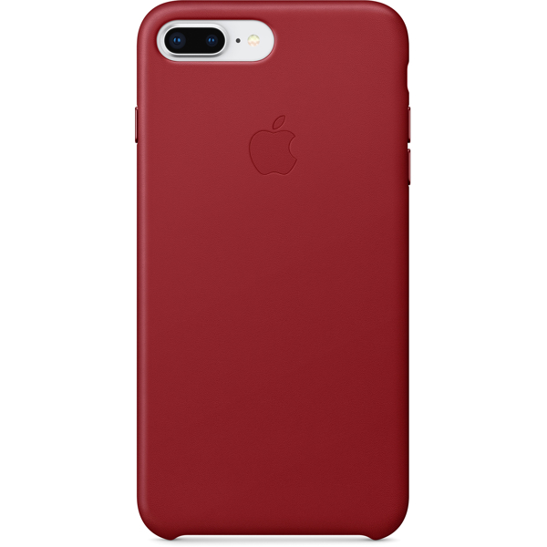 მობილურის ქეისი Apple iPhone 8 Plus / 7 Plus Leather Case - (PRODUCT) Red (MQHN2ZM/A)