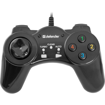 ჯოისტიკი Defender 64249 Vortex, Controller, Wired, USB, Black