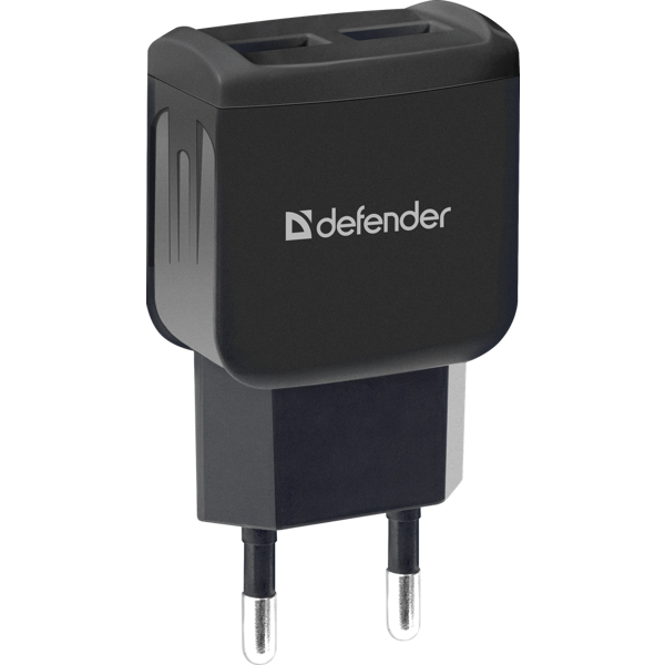 დამტენი  Defender UPC-21 2xUSB,5V/2.1A, microUSB cable