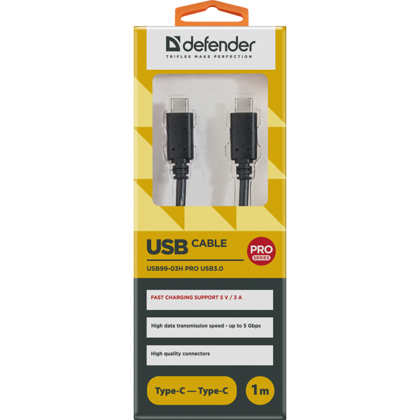 USB კაბელი Defender USB99-03H PRO USB3.0