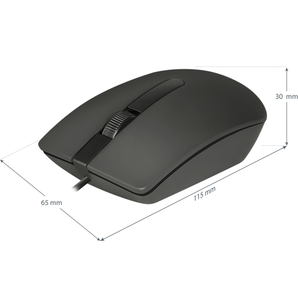 მაუსუ  mouse Defender Office MB-210 Black, 800 DPI