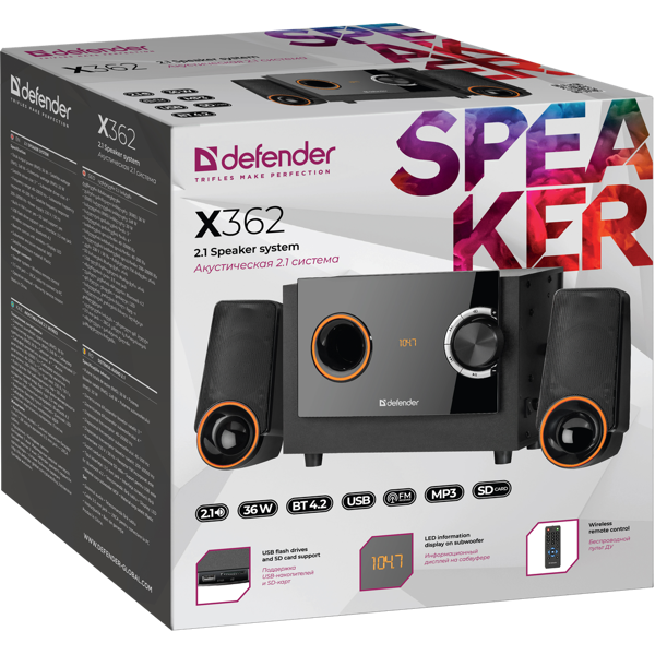 დინამიკი Defender X362 36W Bluetooth 