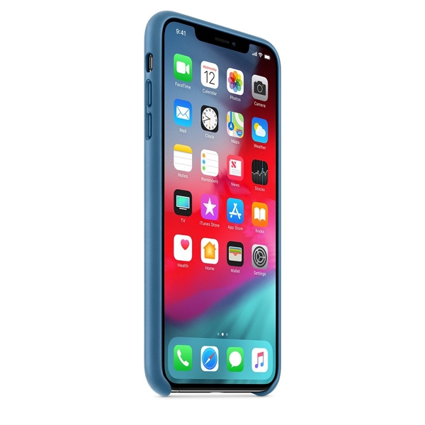 მობილურის ქეისი Apple iPhone XS Max Leather Case - Cape Cod Blue