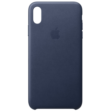 მობილურის ქეისი Apple iPhone XS Max Leather Case - Midnight Blue (MRWU2ZM/A)