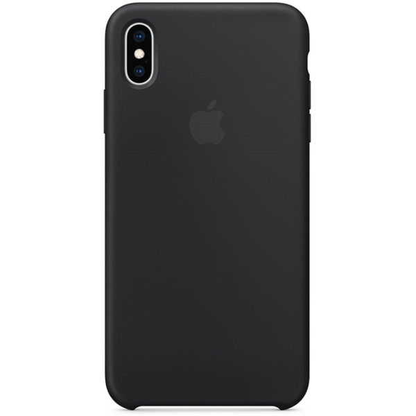 მობილურის ქეისი Apple iPhone XS Max Silicone Case - Black (MRWE2ZM/A)