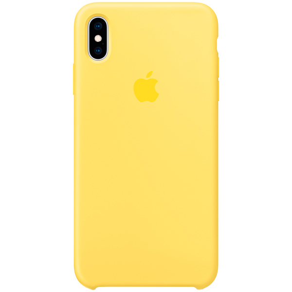 მობილურის ქეისი Apple iPhone XS Max Silicone Case - Canary Yellow (MW962ZM/A)