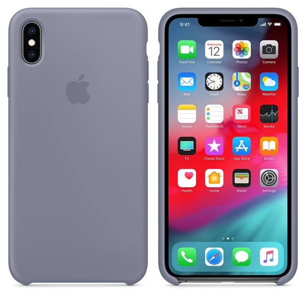 მობილურის ქეისი Apple iPhone XS Max Silicone Case - Lavender Gray (MTFH2ZM/A)