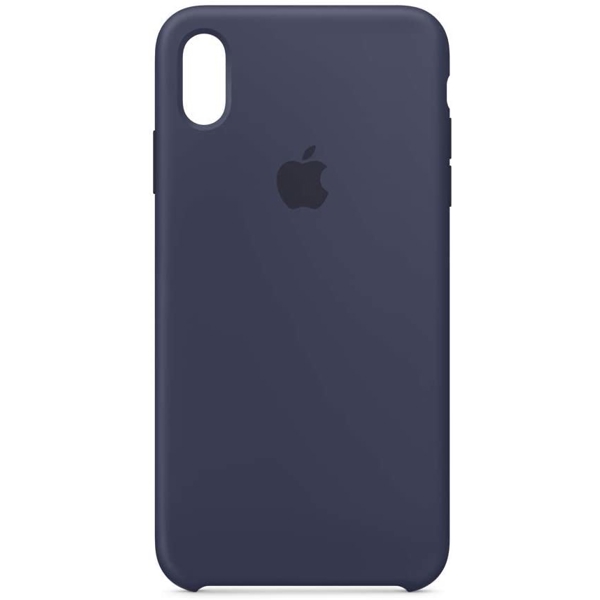 მობილურის ქეისი Apple iPhone XS Max Silicone Case - Midnight Blue (MRWG2ZM/A)