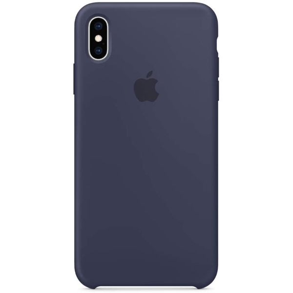 მობილურის ქეისი Apple iPhone XS Max Silicone Case - Midnight Blue (MRWG2ZM/A)