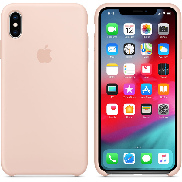 მობილურის ქეისი Apple iPhone XS Max Silicone Case - Pink Sand (MTFD2ZM/A)