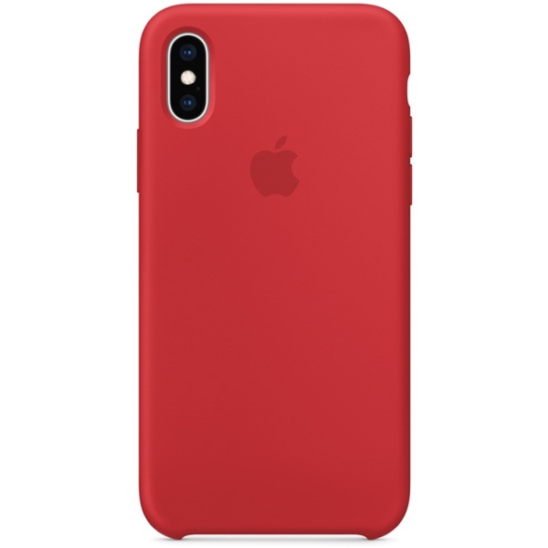 მობილურის ქეისი Apple iPhone XS Silicone Case - (PRODUCT) Red