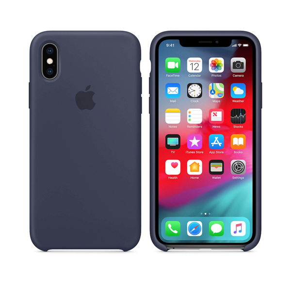 მობილურის ქეისი Apple iPhone XS Silicone Case - Midnight Blue