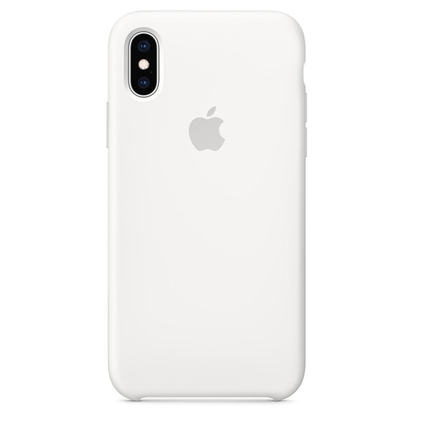 მობილურის ქეისი Apple iPhone XS Silicone Case - White