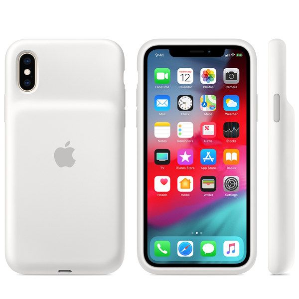 Apple iPhone XS Smart Battery Case - White