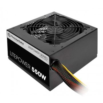 კვების ბლოკი Thermaltake Litepower, 550W, Non Modular, ATX 2.3 & EPS, A-PFC, 12cm, EU, Non 80PLUS, 230V