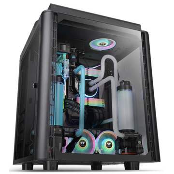 ქეისი Thermaltake Level 20 HT, Win, SPCC, Tempered Glass 4, 140mm Standard Fan 2, Black