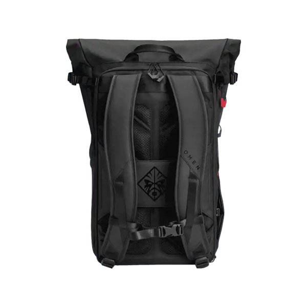 ნოუთბუქის ჩანთა HP Omen TCT 15 Rolltop 15.6" Backpack Black