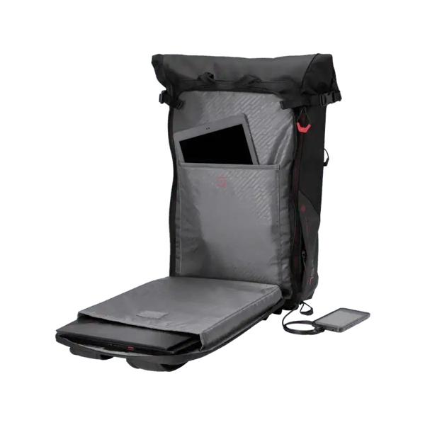 ნოუთბუქის ჩანთა HP Omen TCT 15 Rolltop 15.6" Backpack Black