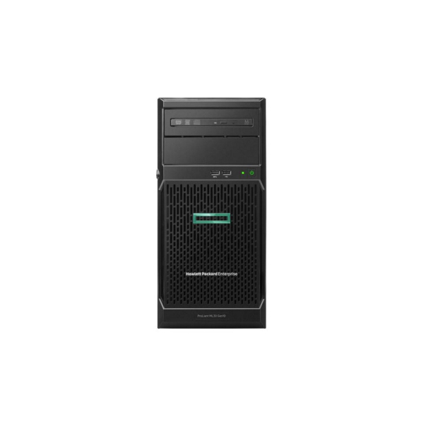 სერვერი HPE ProLiant ML30 Gen10 E-2124 3.3GHz 4-core / NO RAM / S100i 4LFF NHP / 2-Port 1GbE / 350W PS