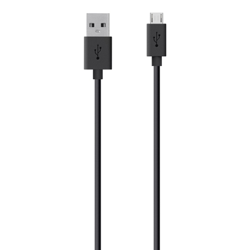 USB კაბელი Belkin  USBA/USBMICROB,2M,BLACK ( F2CU012bt2M-BLK ) 