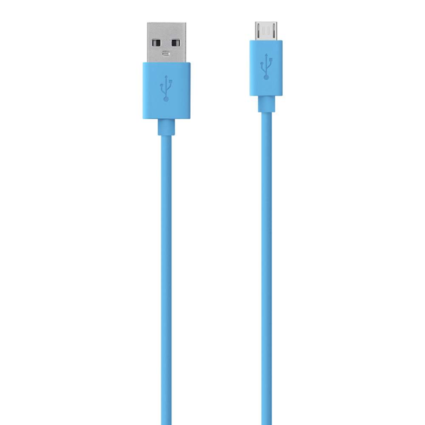 USB კაბელი Belkin  USBA/USBMICROB,2M,BLUE ( F2CU012bt2M-BLU ) 