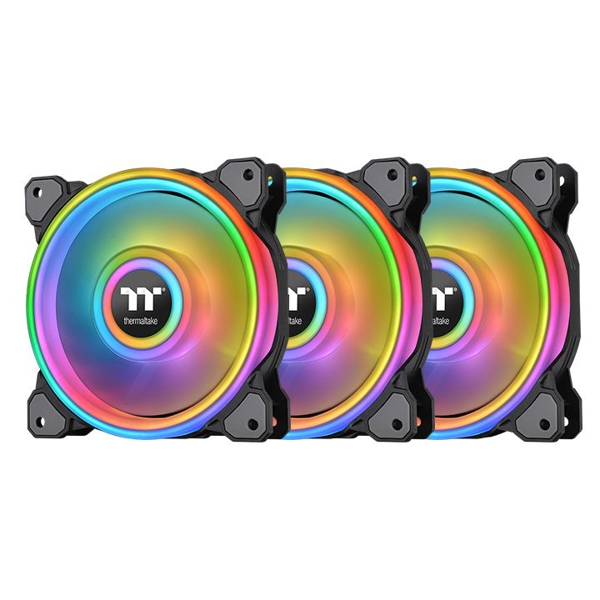 ქულერი Thermaltake Riing Quad 12 RGB Radiator Fan TT Premium Edition 3Pack/Fan (CL-F088-PL12SW-A)